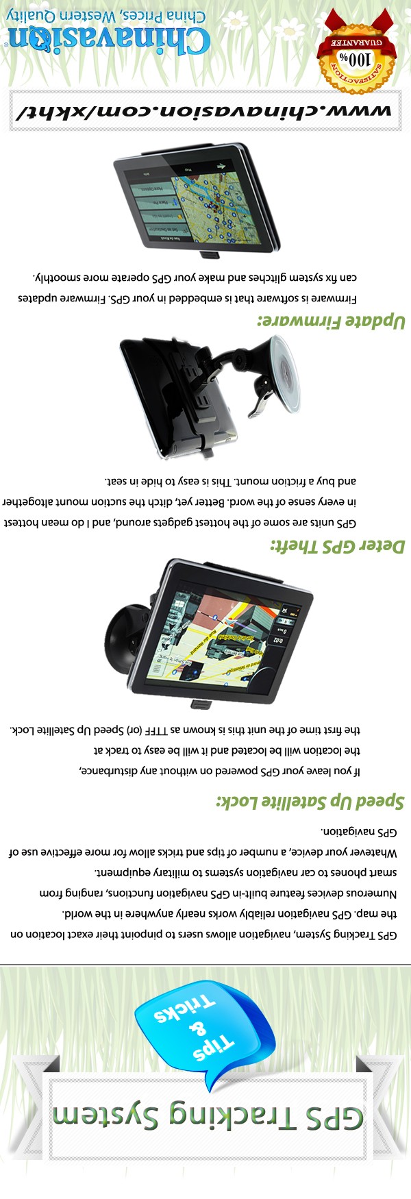 GPS tracking system Infographics